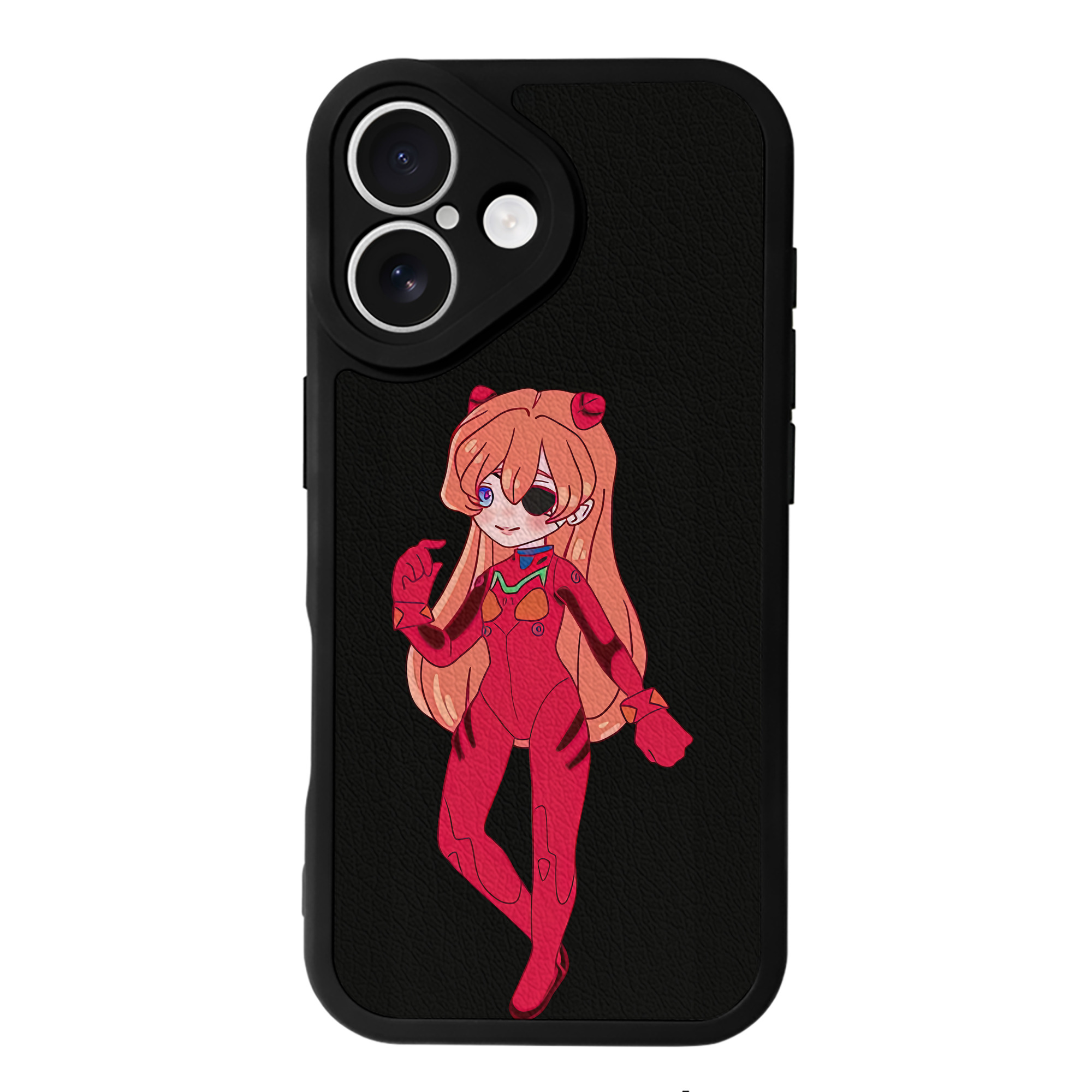 （画像用） EVA 新世紀エヴァンゲリオン 【iPhone 16シリーズ対応】シリコンスマホケース（レザー調） 材質：シリコン